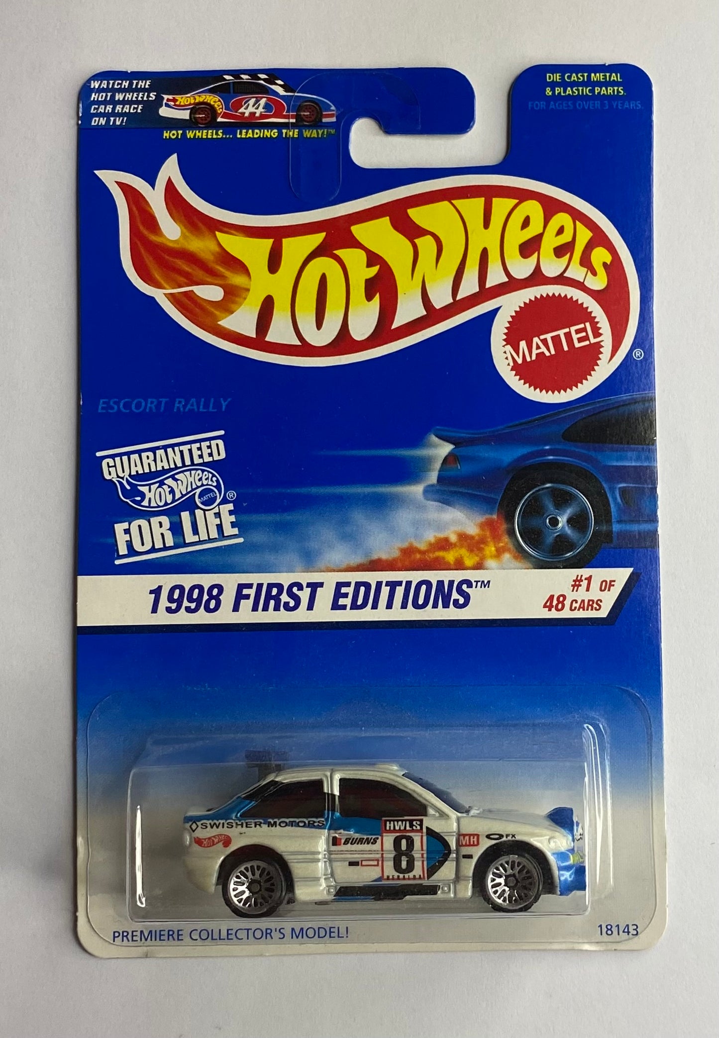 Hot Wheels 1998 FIRST EDITIONS ESCORT RALLY