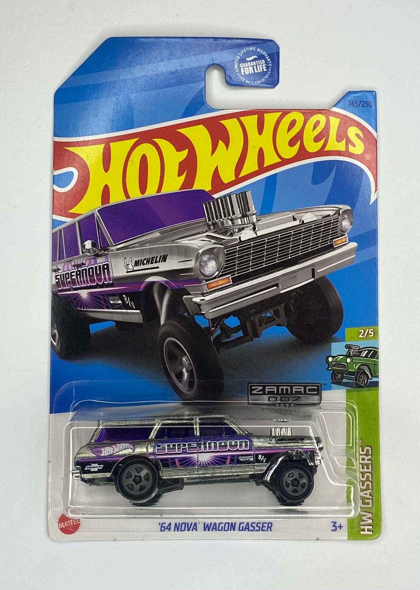 Hot Wheels Nova Wagon Gasser ZAMAC