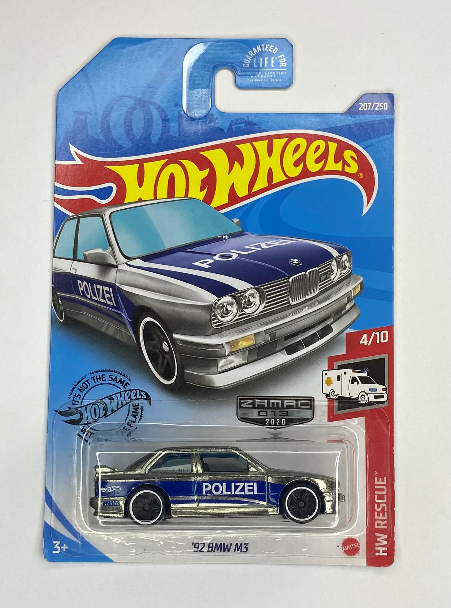 Hot Wheels BMW M3 E30 POLIZEI ZAMAC