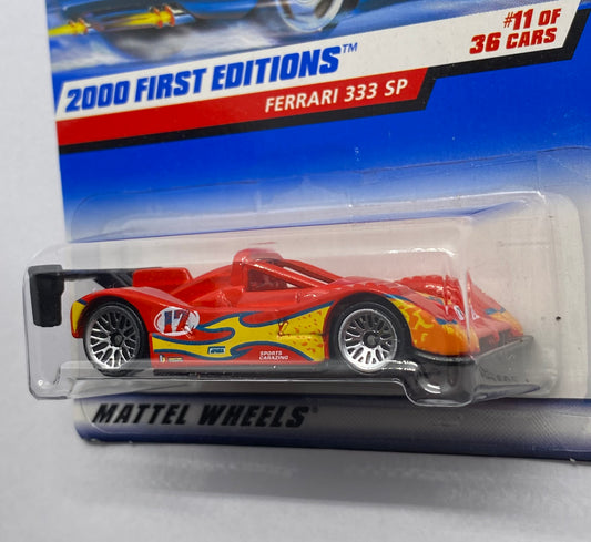 Hot Wheels 2000 FIRST EDITIONS Ferrari 333 SP