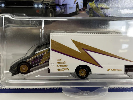 Hot Wheels Team Transport Nissan Silvia S13 Sakura Sprinter