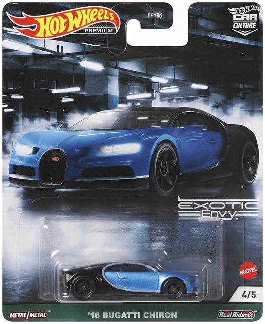 Hot Wheels Premium Exotic Envy BUGATTI CHIRON