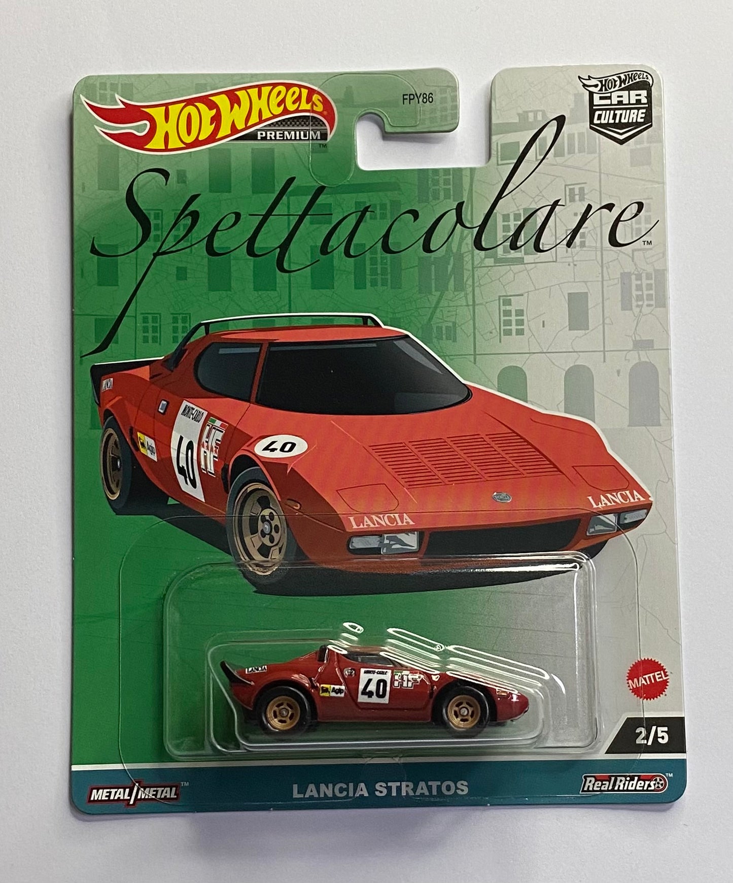 Auto Mattel Hot Wheels Premium Lancia Stratos