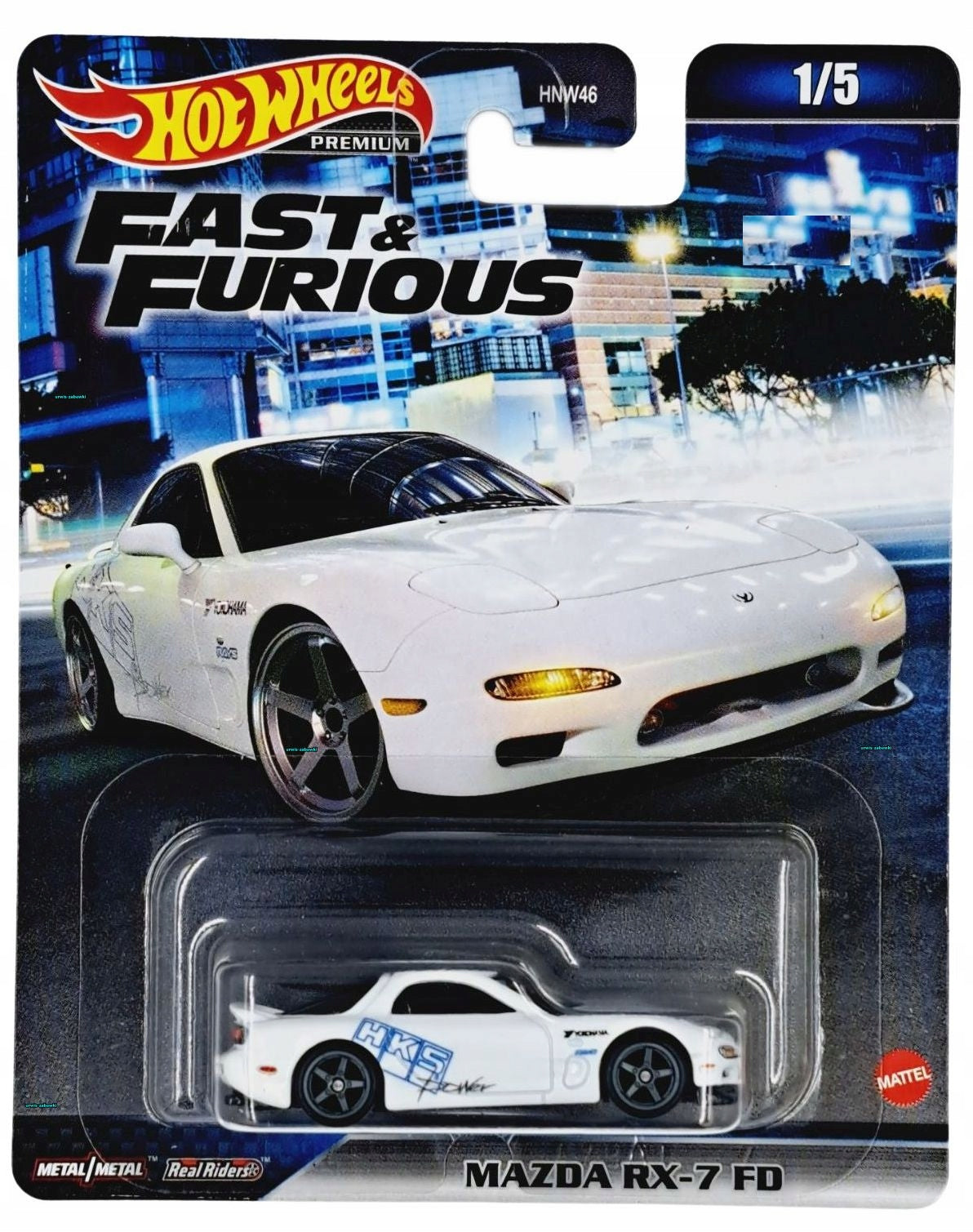 Hot Wheels Premium MAZDA RX-7 FD FAST&FURIOUS