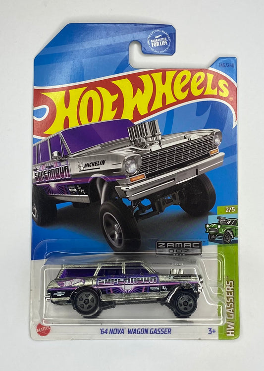 Hot Wheels Nova Wagon Gasser ZAMAC