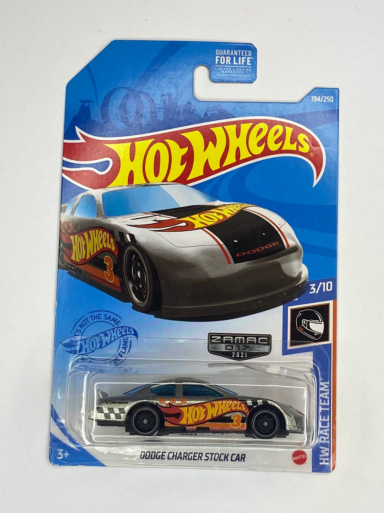 Hot Wheels ZAMAC DODGE CHALLENGER STOCK CAR