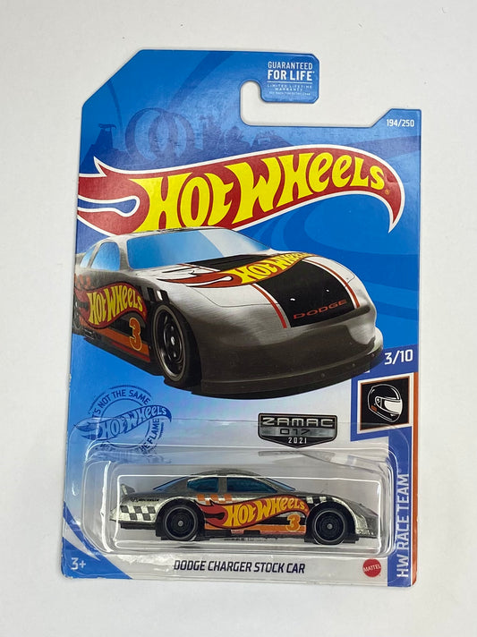 Hot Wheels ZAMAC DODGE CHALLENGER STOCK CAR