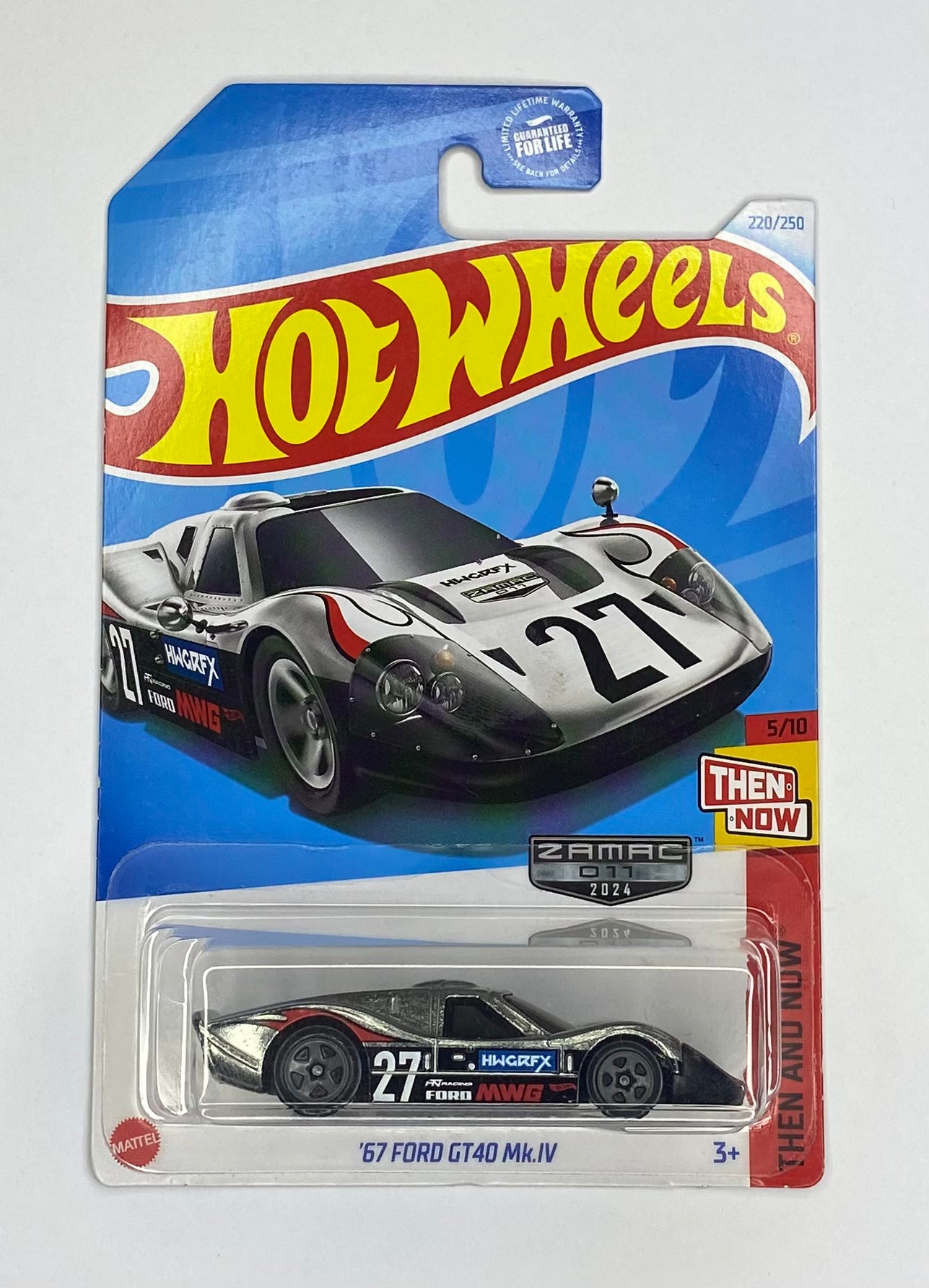Hot Wheels ZAMAC 67 Ford GT40