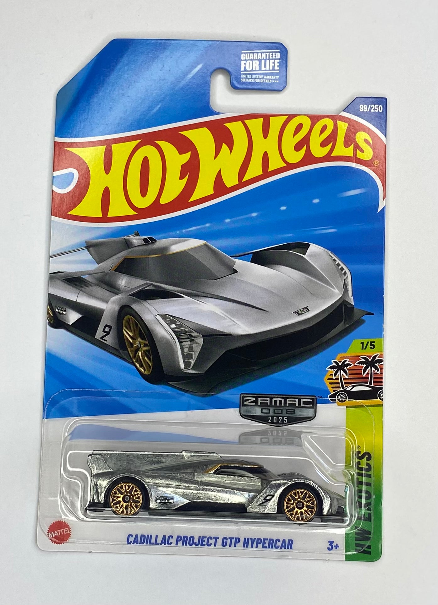 Hot Wheels Cadillac Project GTP Hypercar ZAMAC