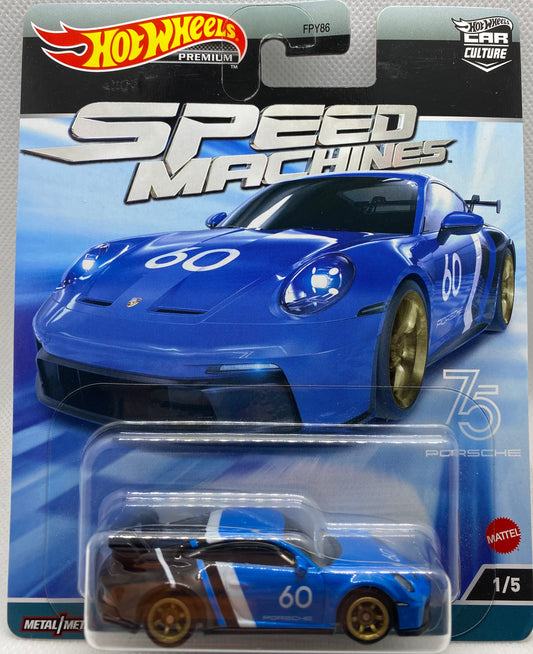 Hot Wheels Premium Speed Machines Porsche 911 GT3 RS
