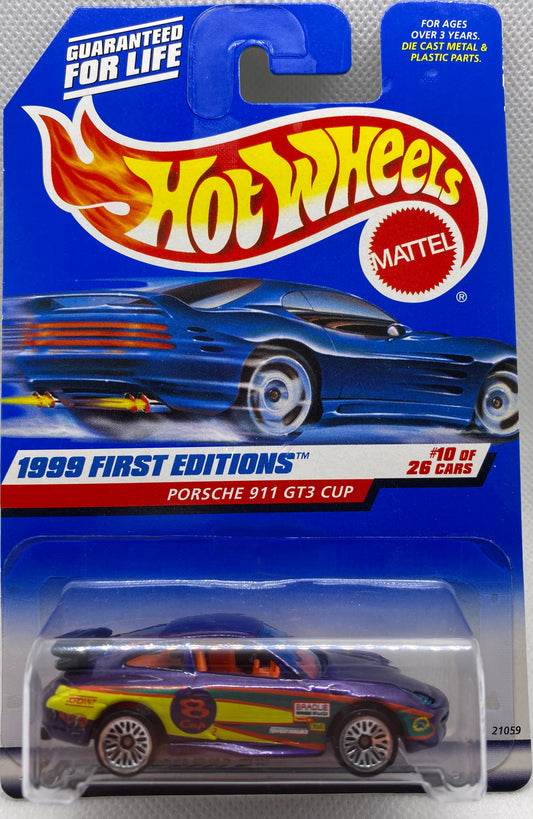 Hot Wheels Porsche 911 GT3 CUP-1999 FIRST EDITIONS