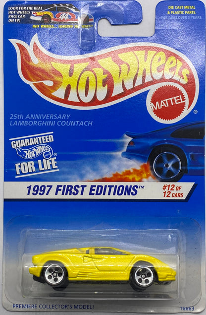 Hot Wheels 1997 FIRST EDITIONS Lamborghini Countach