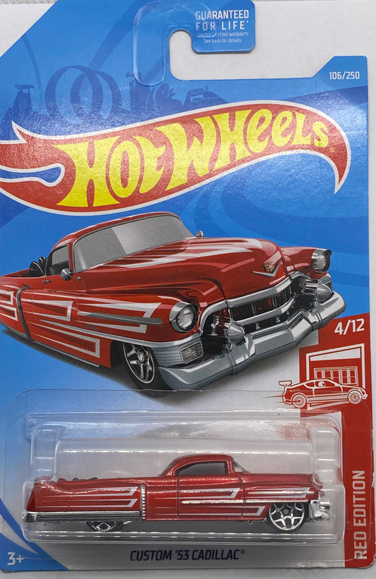 Hot Wheels CUSTOM 53' CADILLAC RED EDITION