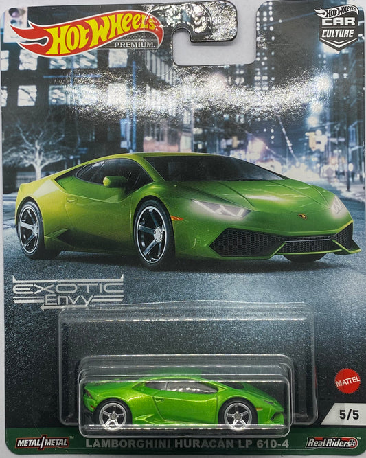 Hot Wheels PREMIUM Exotic Envy Lamborghini Huracan LP 610-4