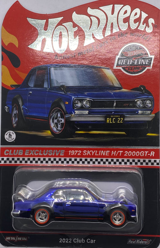 Hot Wheels Redline Club 1972 SKYLINE H/T 2000 GT-R RLC