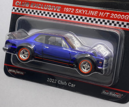 Hot Wheels Redline Club 1972 SKYLINE H/T 2000 GT-R RLC