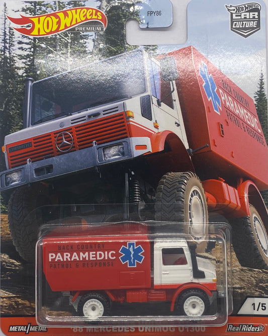 Mercedes-Benz Unimog Hot Wheels Premium WILD TERRAIN