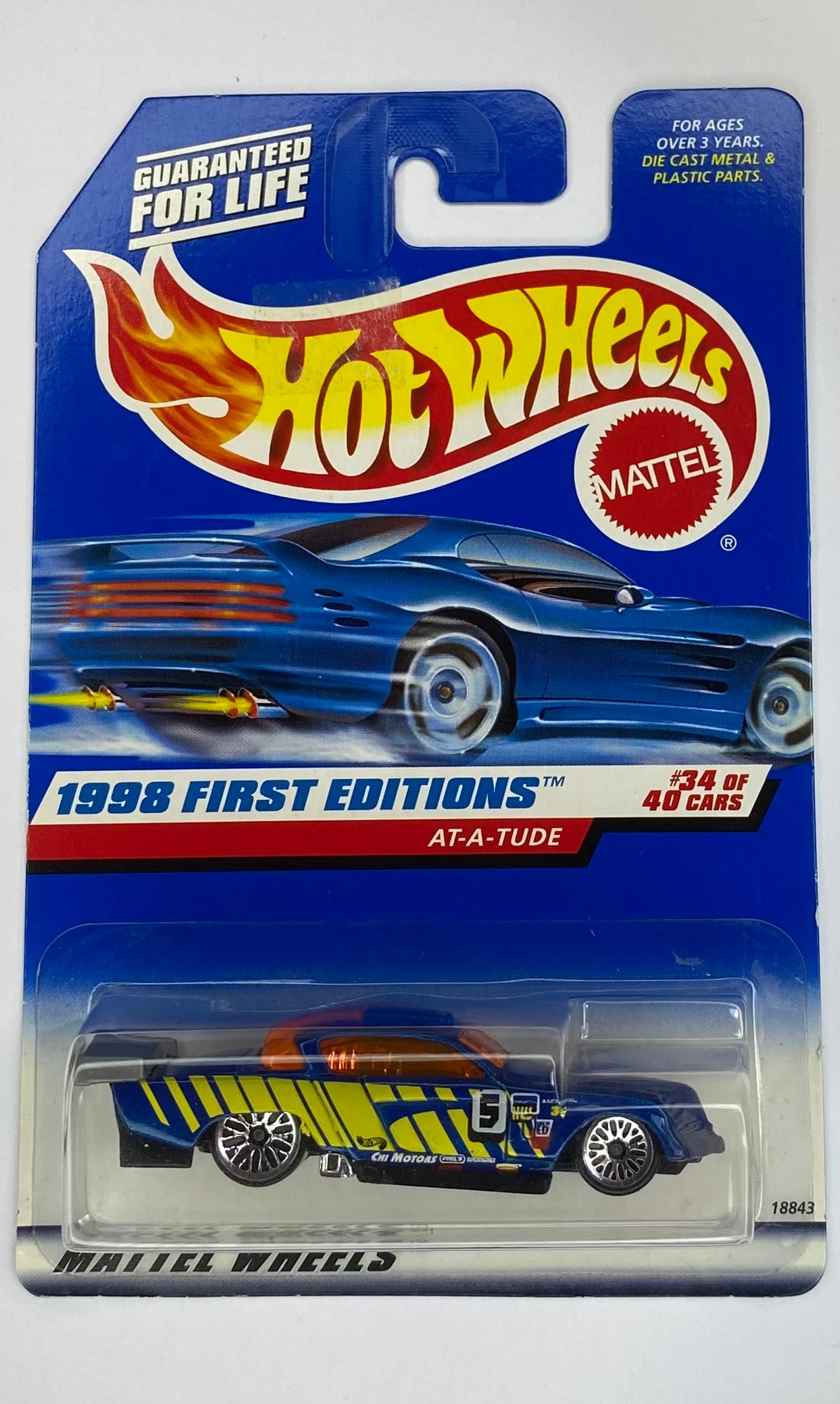 Hot Wheels 1998 FIRST EDITIONS AT A TUDE