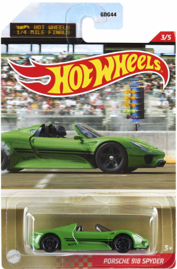 Hot Wheels 1/4 Mile set Porsche 918 SPYDER