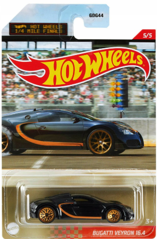 Hot Wheels 1/4 MILE SET BUGATTI VEYRON