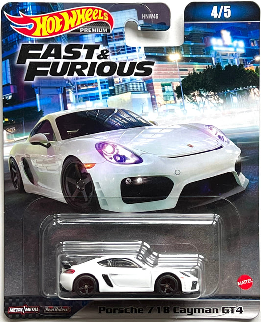 Hot Wheels FAST&FURIOUS PORSCHE 718 CAYMAN
