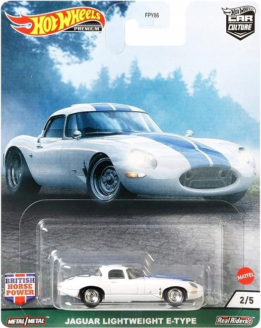 Hot Wheels JAGUAR LIGHTWEIGHT E-TYPE British Horse Power