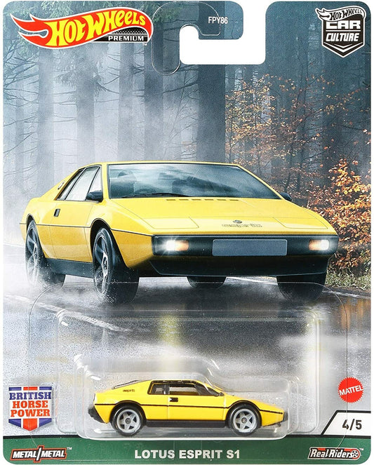 Hot Wheels PREMIUM LOTUS ESPIRIT S1 British Horse Power