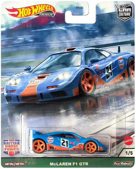 Hot Wheels British Horse Power McLAREN F1 GTR GULF