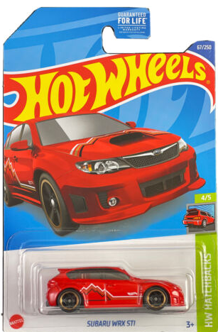 Hot Wheels SUBARU WRX STI RED