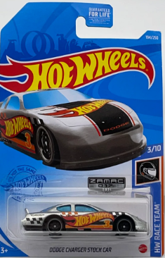 Hot Wheels ZAMAC DODGE CHALLENGER STOCK CAR